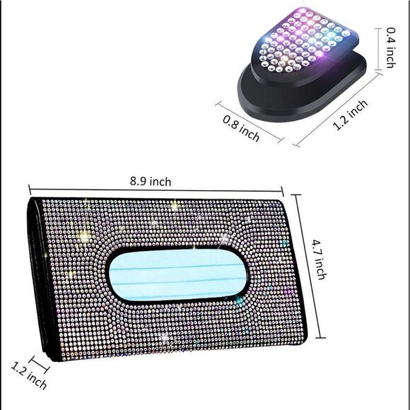 Car Visor Bling Tissue/Mask Holder NWT - Picture 13 of 16